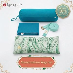 Menstruation Yoga Set - Extra-Large (XL) Support Edition for Tall Practitioners