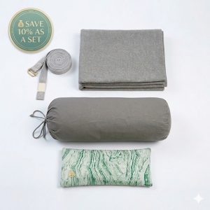 Professional Iyengar Menstruation Yoga Therapy Set - 4-Piece Professional Kit